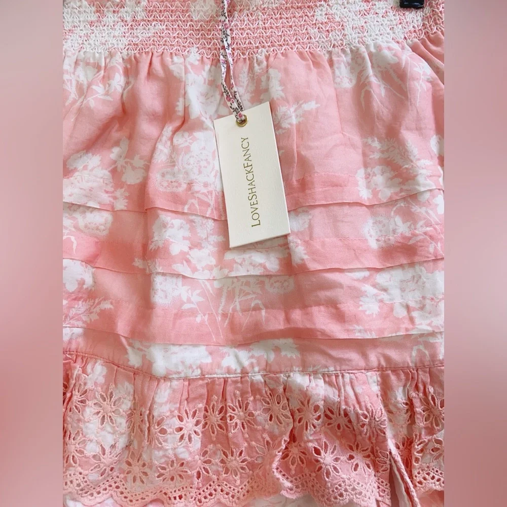 NWT $595 LoveShackFancy Ariah Maxi Skirt